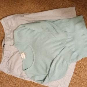 Golf BUNDLE. Searsucker Talbot's shorts sz 14 and Annex L light weight top